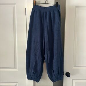 Entro Navy Blue Parachute Pants